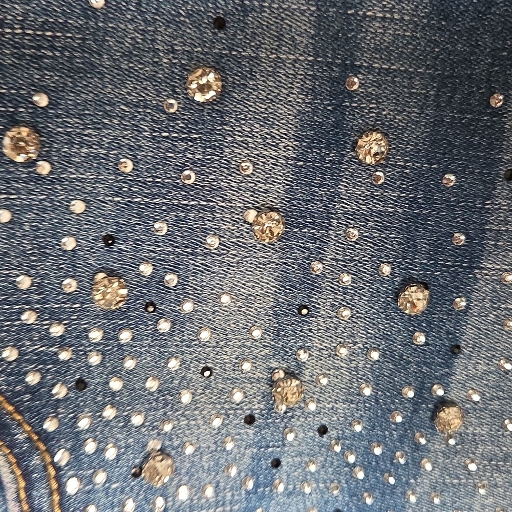 EUC! Vocal Bling Crystals Jeans Stretch